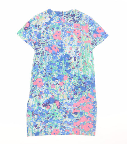 Whistles Women’s Multicoloured Silk Shift Dress Size 8
