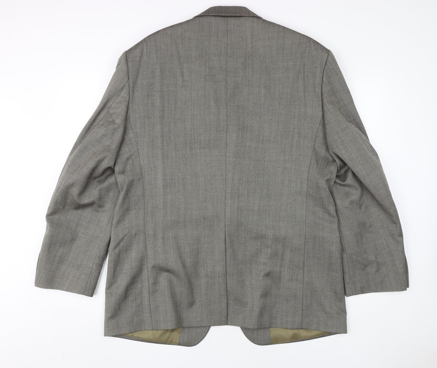 Lauren Ralph Lauren Men's Grey Blazer 44 Regular Wool
