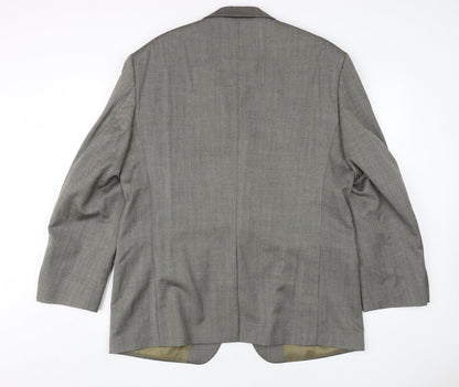 Lauren Ralph Lauren Men's Grey Blazer 44 Regular Wool