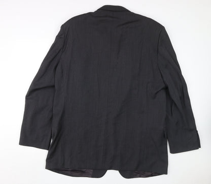 Mens UK Size 44 Pierre Cardin Regular Black Suit Jacket