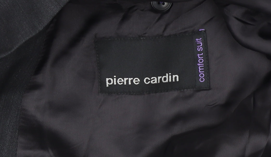 Mens UK Size 44 Pierre Cardin Regular Black Suit Jacket