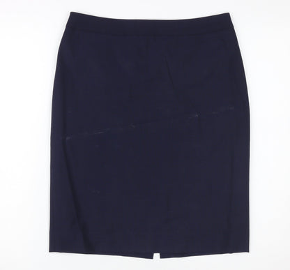 Banana Republic Women Blue Size 6 Pencil Skirt