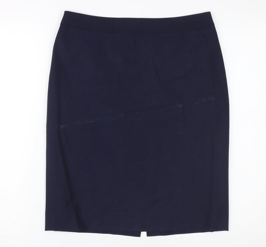 Banana Republic Women Blue Size 6 Pencil Skirt