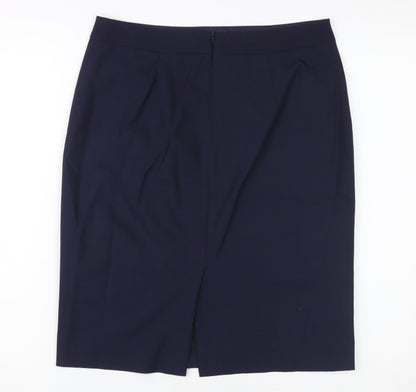 Banana Republic Women Blue Size 6 Pencil Skirt