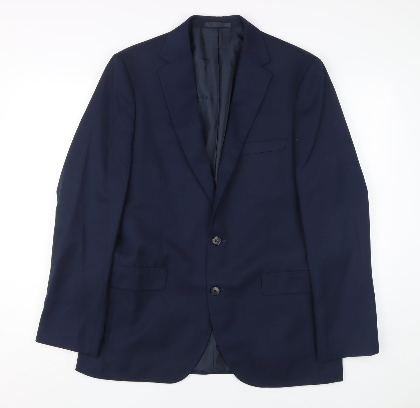 Mens UK Size 40 Moss Regular Blue Suit Jacket