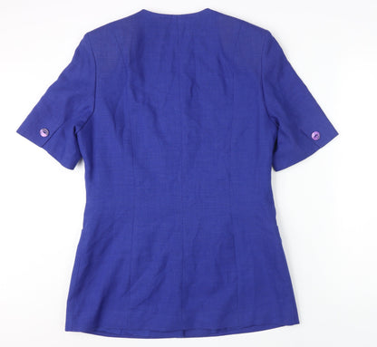 Alexon Women's Blue Mid-Length Blazer, Size 12