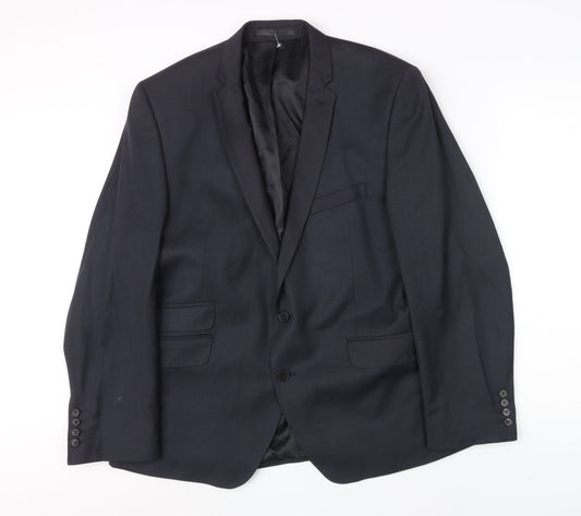 Mens UK Size Regular Ben Sherman Regular Black Suit Jacket