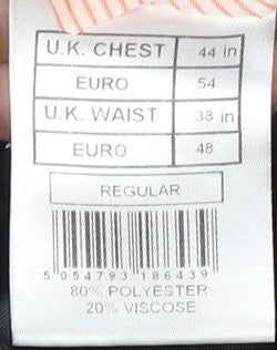 Mens UK Size Regular Ben Sherman Regular Black Suit Jacket