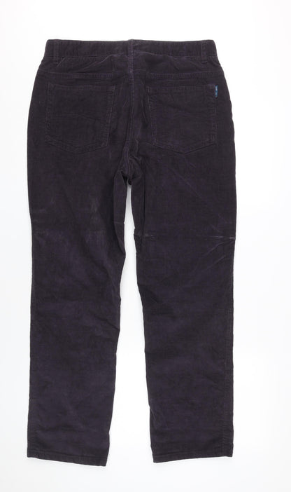 Austin Reed Men's Black Corduroy Trousers, Size 32