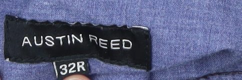 Austin Reed Men's Black Corduroy Trousers, Size 32