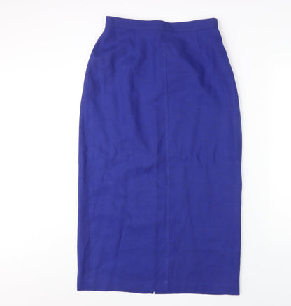 Alexon Womens Blue Pencil Skirt Size 12