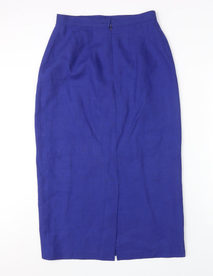 Alexon Womens Blue Pencil Skirt Size 12