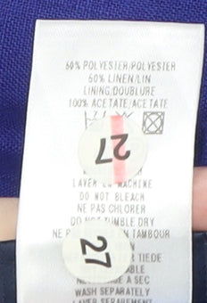 Alexon Womens Blue Pencil Skirt Size 12