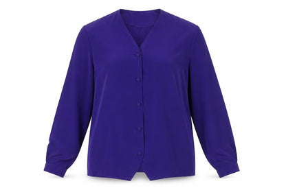 Womens UK Size 10 Alexon Purple Basic Blouse