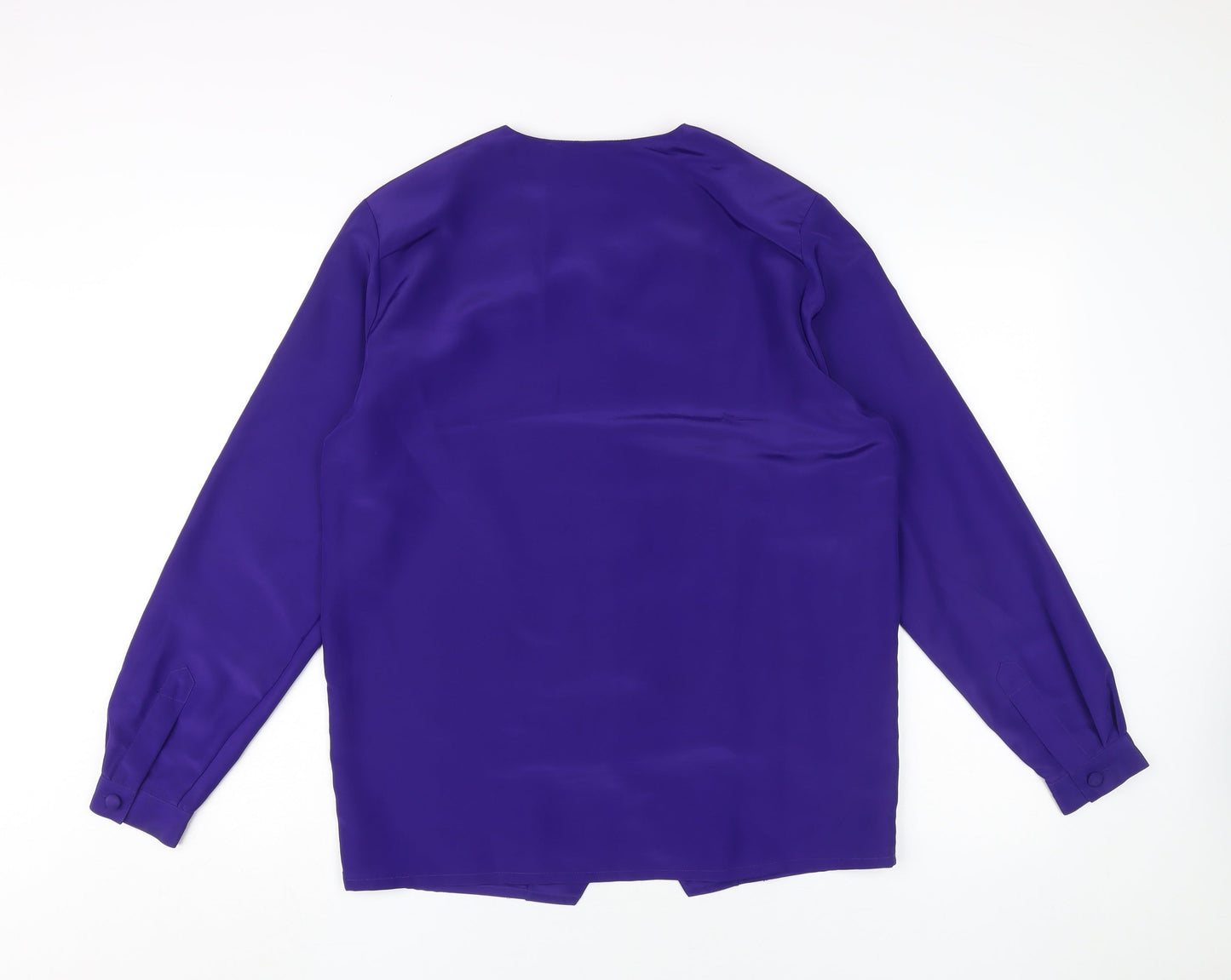 Womens UK Size 10 Alexon Purple Basic Blouse