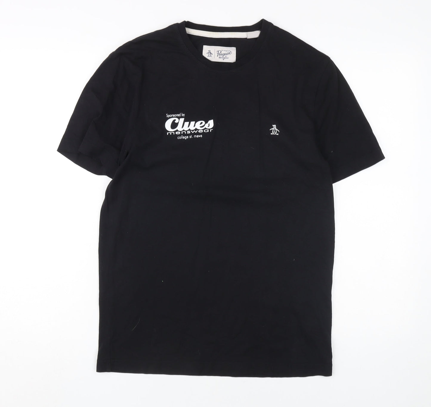 Original Penguin Men's Black Graphic T-Shirt S