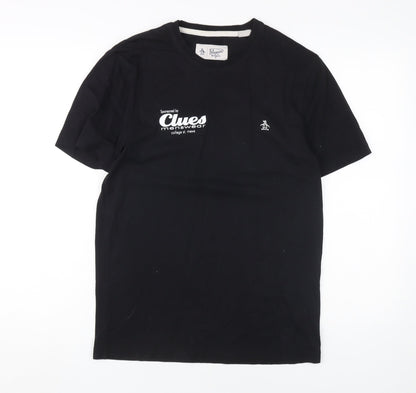 Original Penguin Men's Black Graphic T-Shirt S