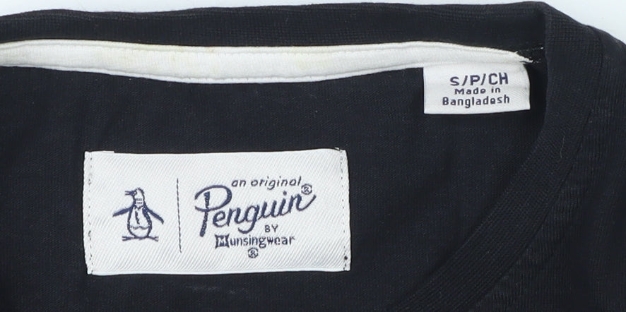 Original Penguin Men's Black Graphic T-Shirt S