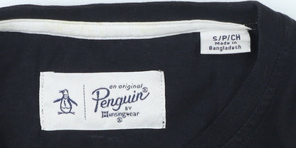 Original Penguin Men's Black Graphic T-Shirt S