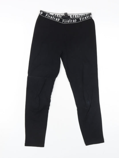 Firetrap Girls Black Ankle Leggings 11-12 Years