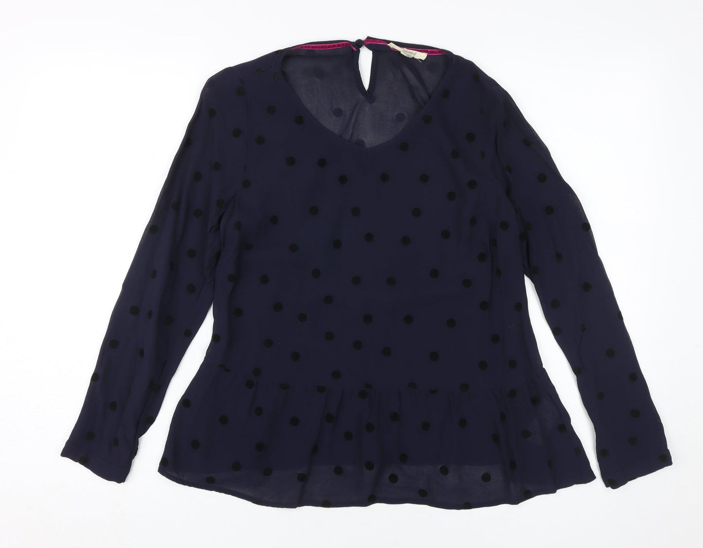 Womens UK Size 8 White Stuff Black  Blouse