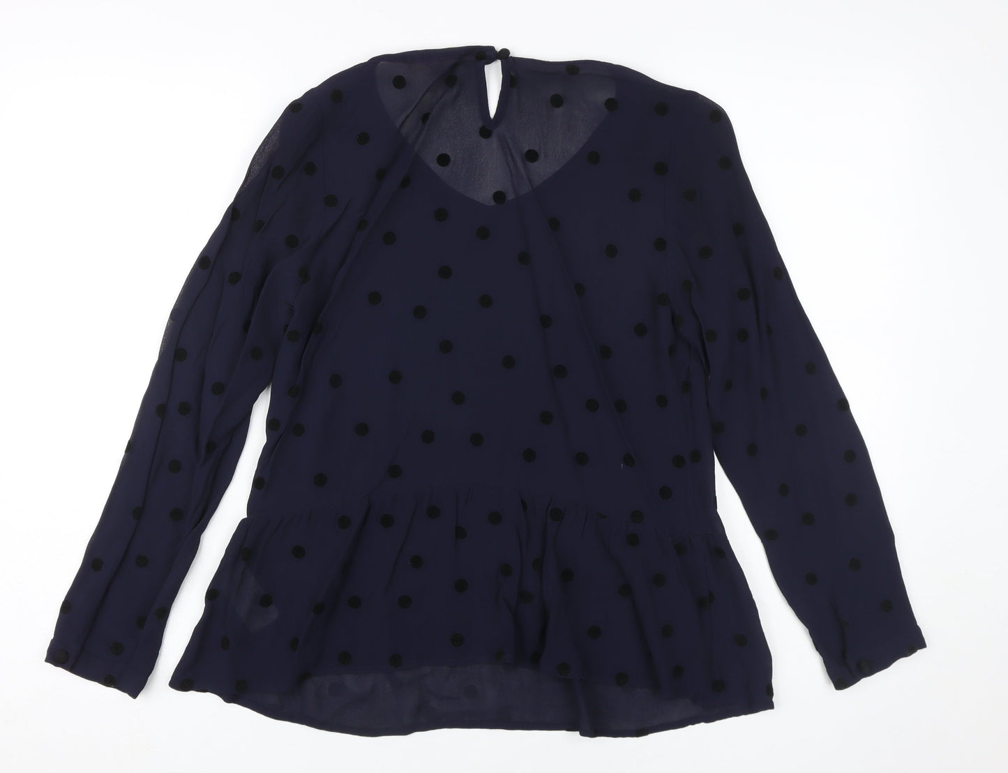 Womens UK Size 8 White Stuff Black  Blouse