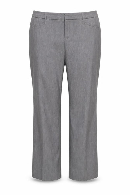 Womens UK Size 14 DKNY Regular Fit Dress Pants Grey Trousers