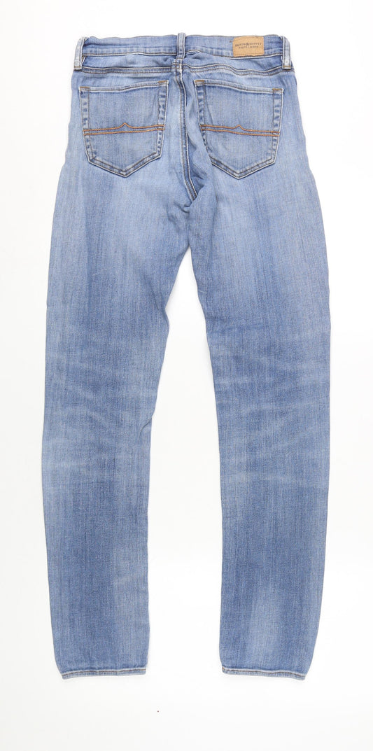 Ralph Lauren Women's Blue Straight Jeans, Size M, Stretch