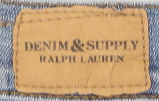 Ralph Lauren Women's Blue Straight Jeans, Size M, Stretch