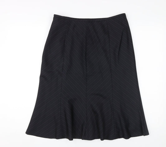 Austin Reed Women's Black Wool Pencil Skirt Size 12