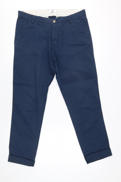 Noa Noa Men's Blue Chino Trousers Size M