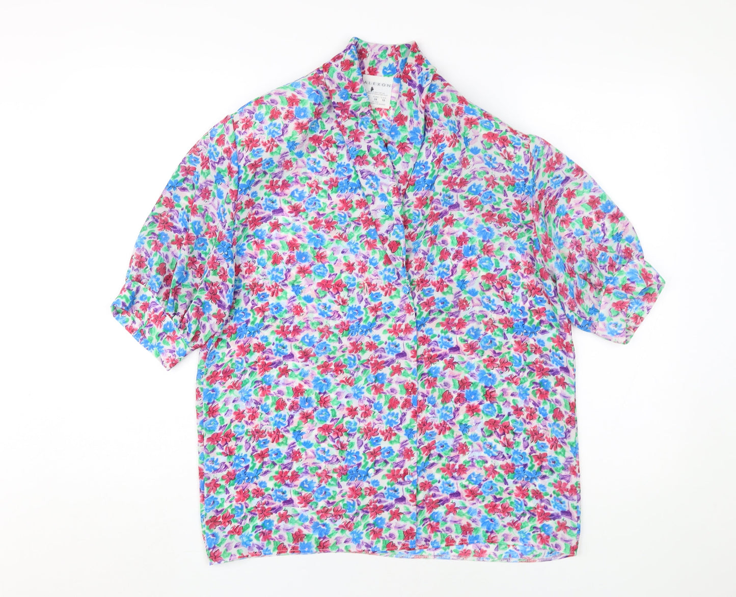 Alexon Women's Floral Collared Blouse Size 12