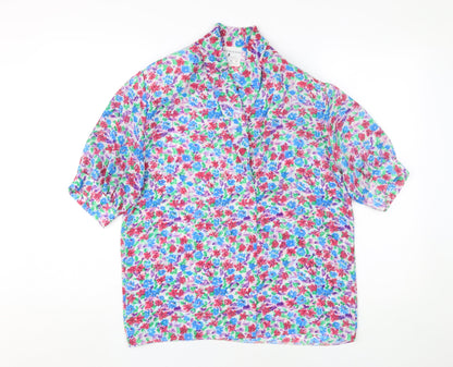 Alexon Women's Floral Collared Blouse Size 12