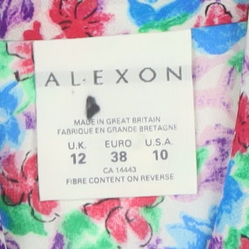 Alexon Women's Floral Collared Blouse Size 12