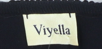 Womens UK Size XL Viyella Black Pullover Jumper