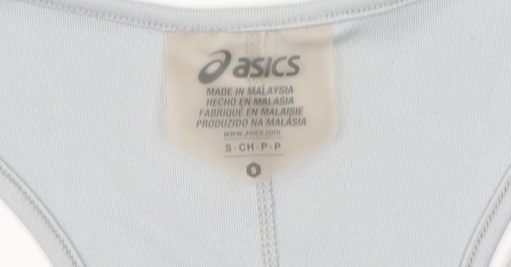 Womens UK Size S ASICS White Running & Jogging Tank