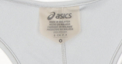 Womens UK Size S ASICS White Running & Jogging Tank