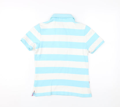 Womens UK Size S Viyella Blue Classic Polo