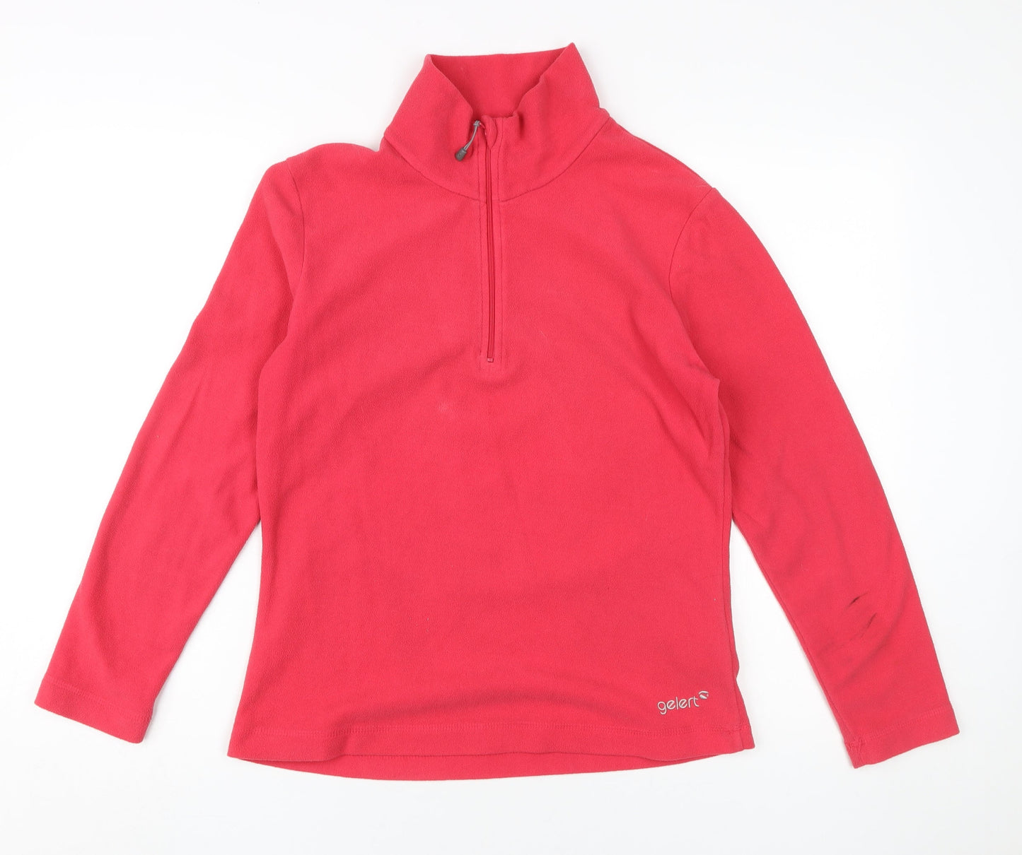 Gelert Women's Red Fleece Pullover Sweatshirt Size 10