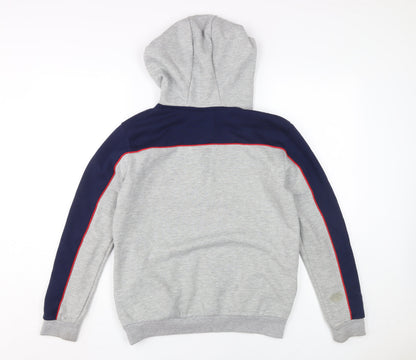 McKenzie Boys Grey Blue Hoodie, Size 13-14 Years, Casual Pullover