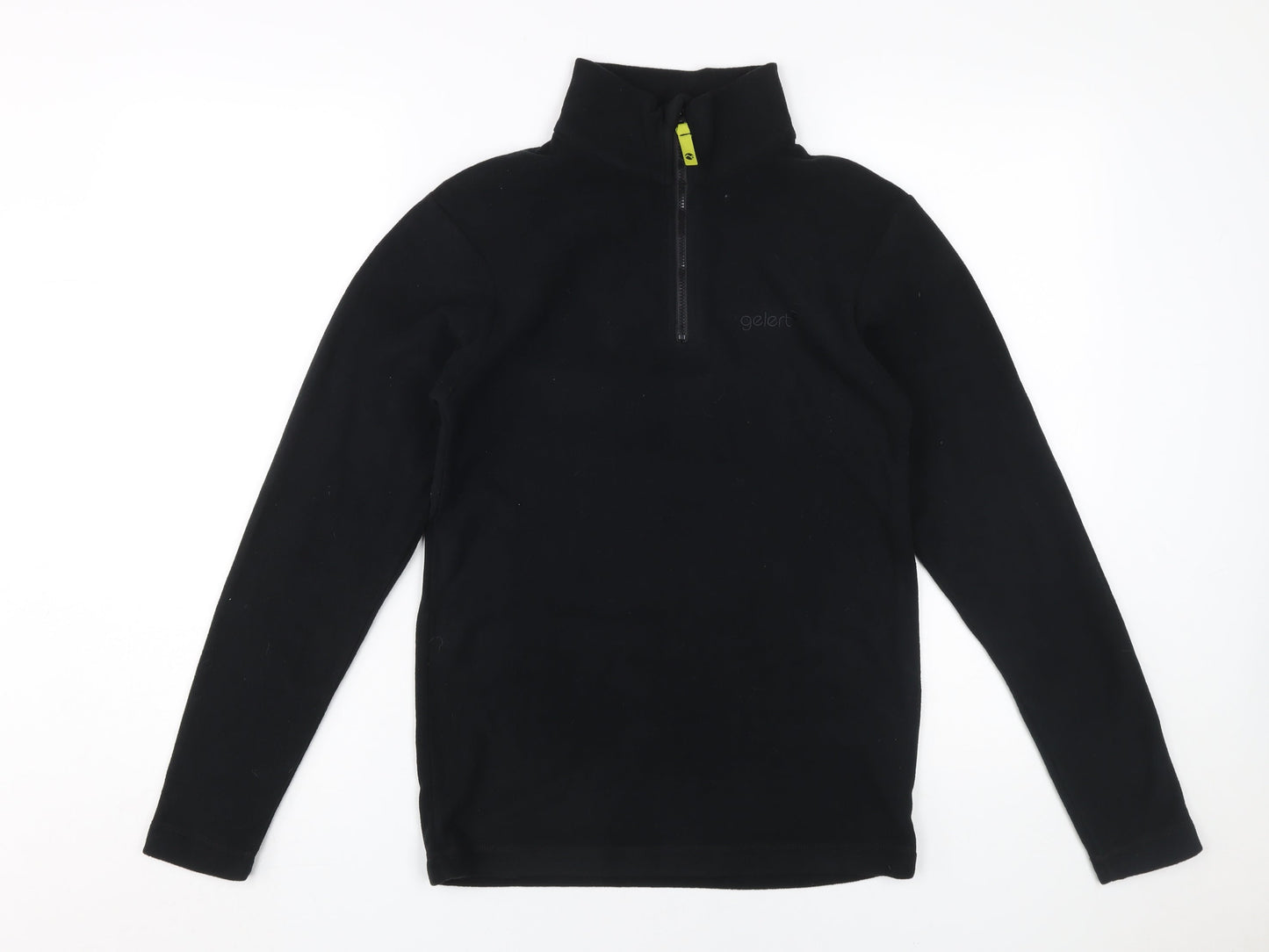 Gelert Boys Black Fleece Pullover Hoodie 13 Years