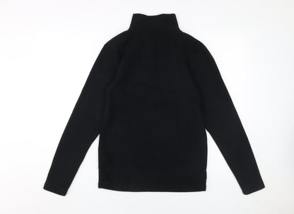Gelert Boys Black Fleece Pullover Hoodie 13 Years
