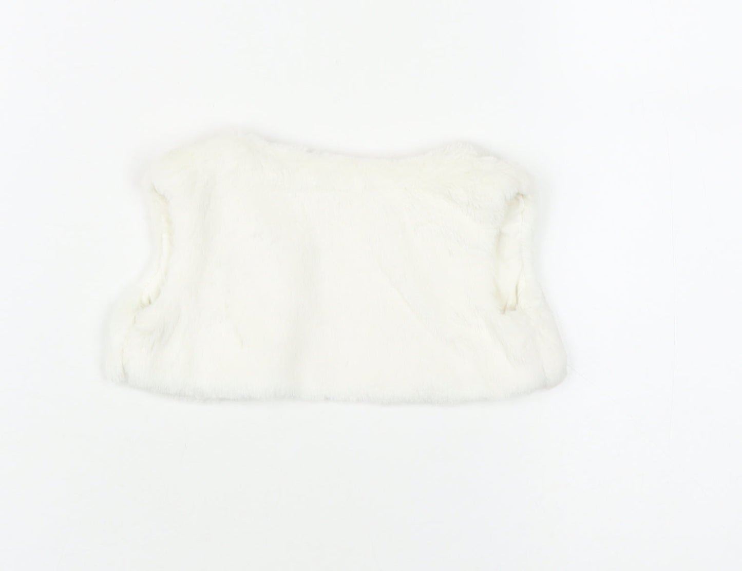 Mandamay Girls' White Waistcoat 3-6 Months Sleeveless Casual