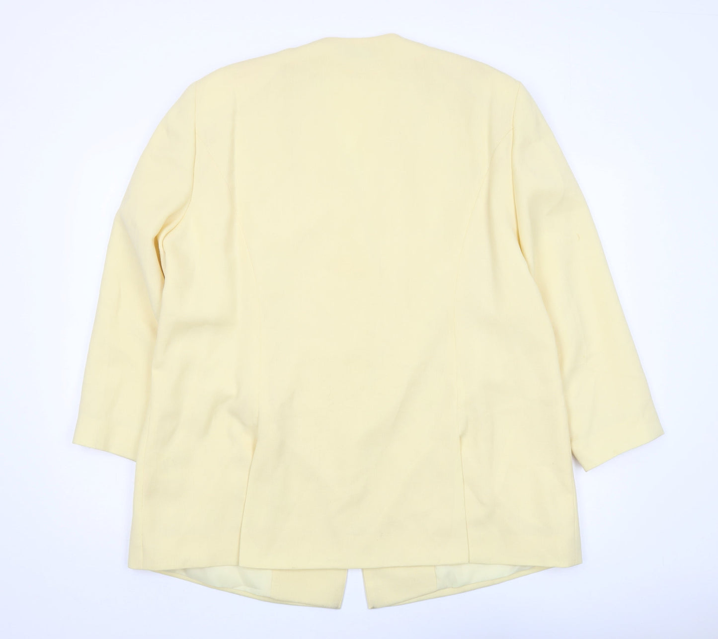 Jacques Vert Beige Plus Size Women's Blazer - Classic Fit