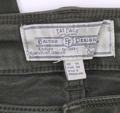 Fat Face Women's Green Jegging Size 10