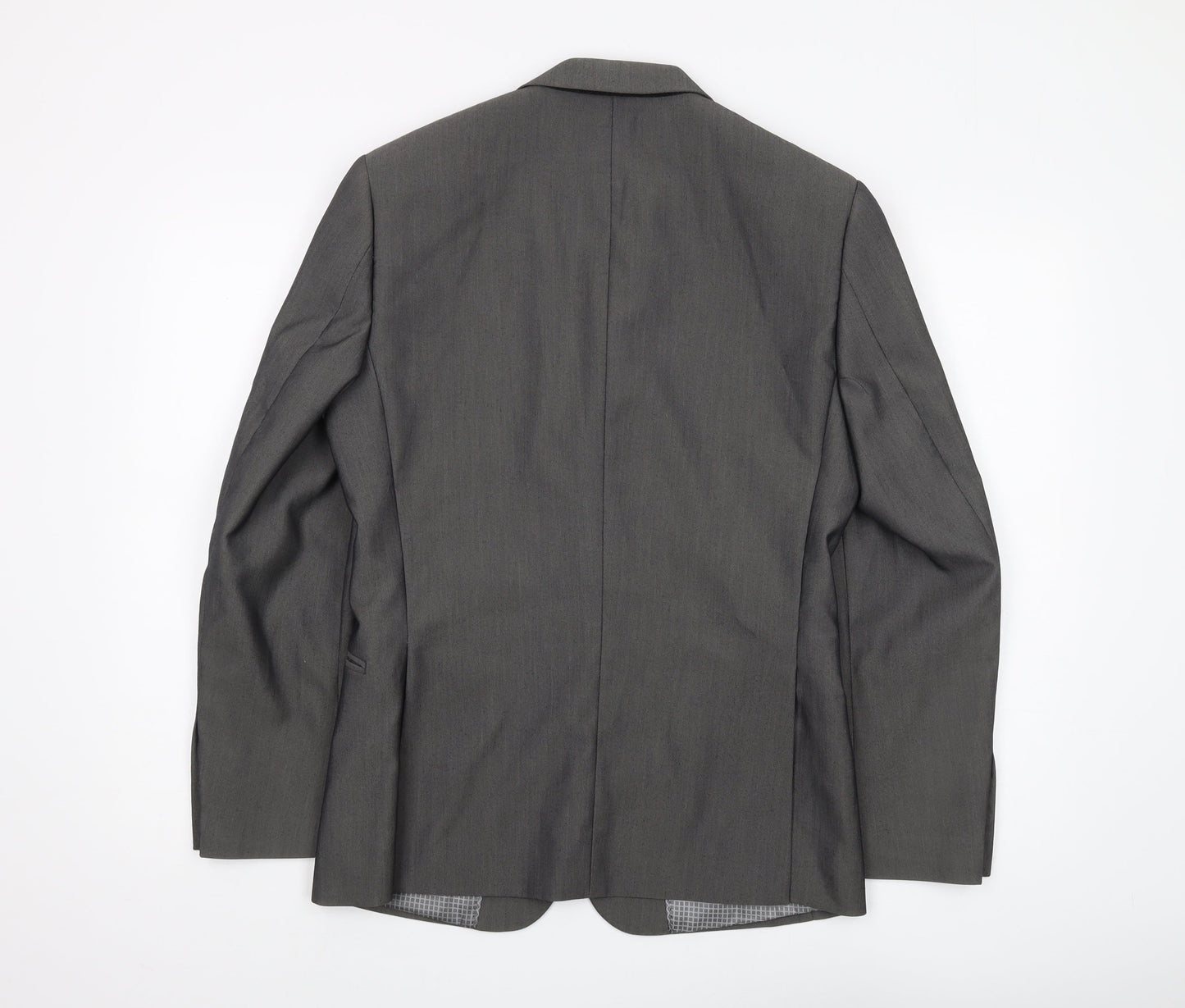 1860 Men's Grey Slim Fit Blazer 36S, Formal, Excellent