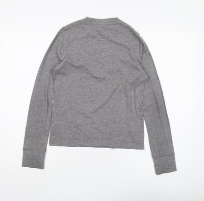 Abercrombie Boys Grey M Long Sleeve T-Shirt
