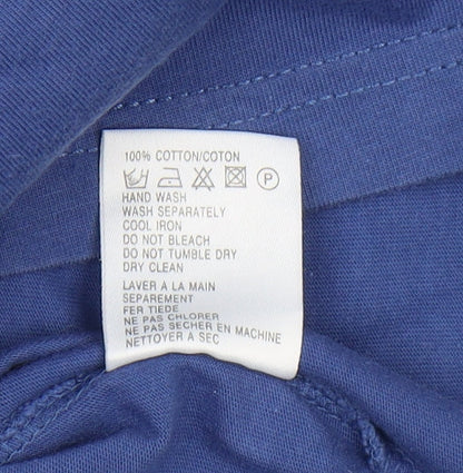 Womens UK Size M Eastex Blue Basic T-Shirt
