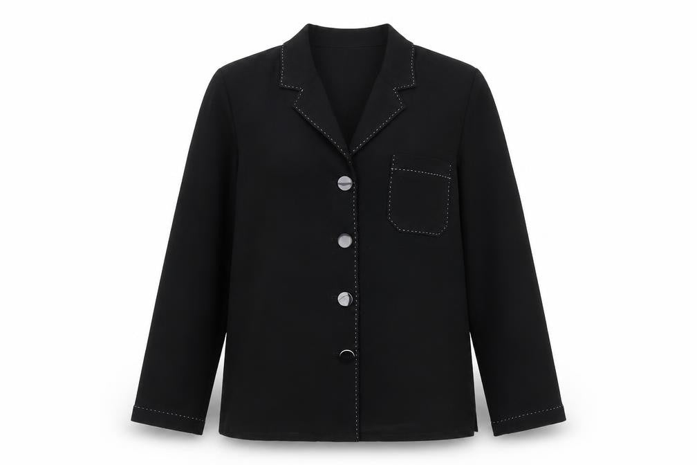 Womens UK Size 12 Viyella Regular Black Blazer