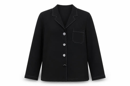 Womens UK Size 12 Viyella Regular Black Blazer